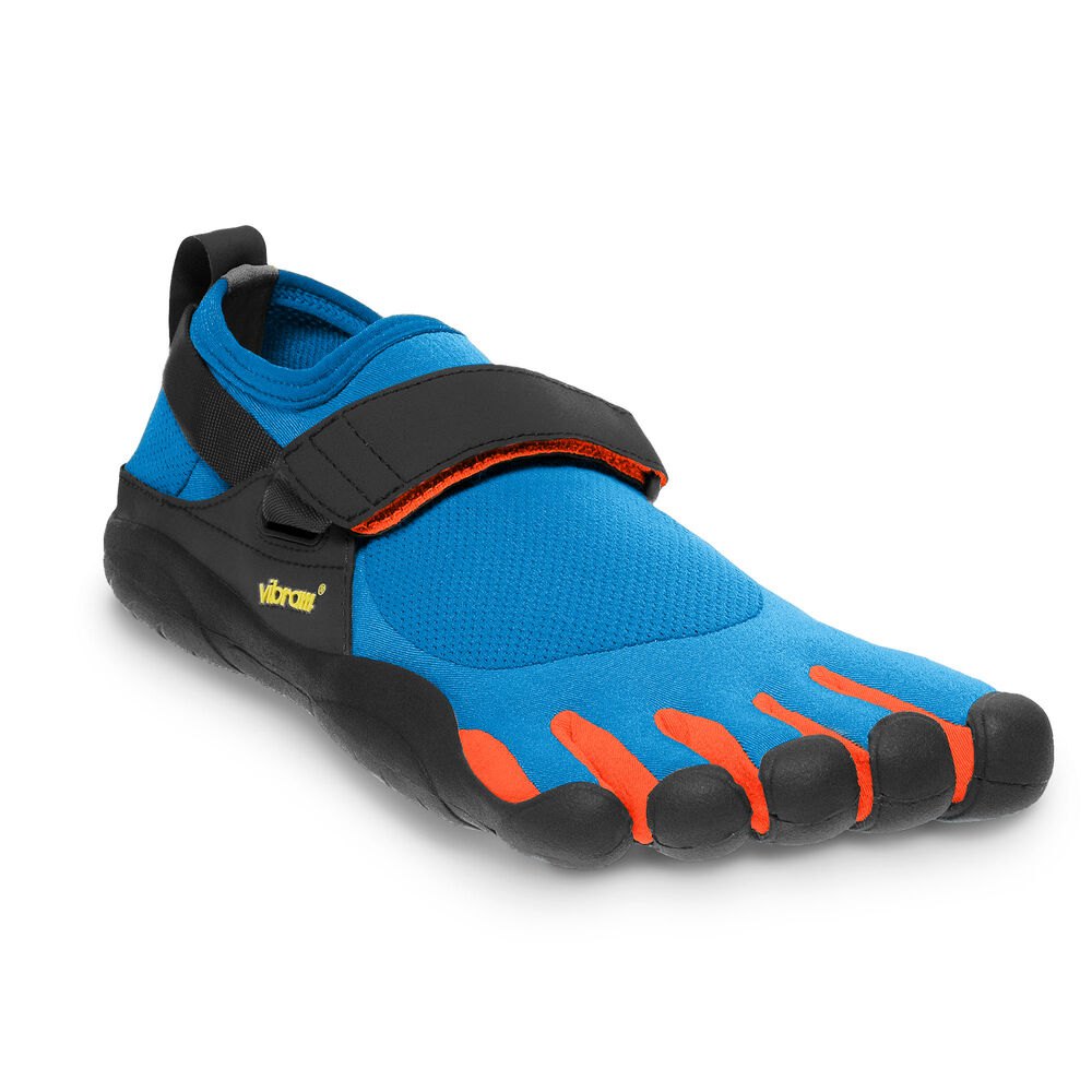 Tenis Deportivos Hombre Azules/Naranjas - FiveFingers Kso - ZRYGHI-237